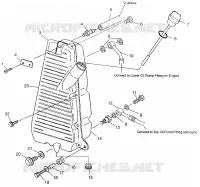 ÖLTANK  SPORTSMAN 500 W97CH50A (4939993999B014)