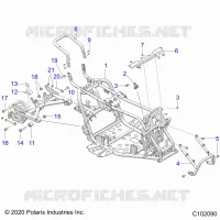 CHASSIS, RAHMEN ASM AND SWINGARM
