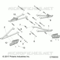 FRONT SUSPENSION CONTROL ARMS