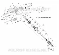 ANTRIEB, MAIN GETRIEBEGEHÄUSE INTERNAL COMPONENTS 2