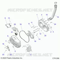 ANTRIEB, CLUTCH COVER AND DUCTING