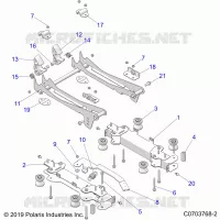 SITZ MOUNTING, FRONT