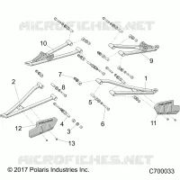 FRONT SUSPENSION CONTROL ARMS