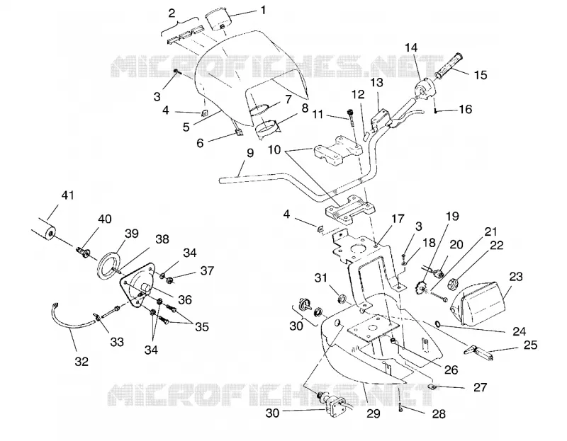LENKER   SCHEINWERFER POD ASSEMBLY XPLORER 4X4 W959140 (4930223022B011)