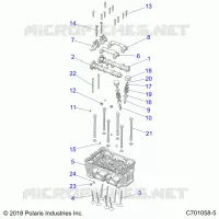 ENGINE, ZYLINDERKOPF AND VALVES