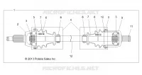 ANTRIEB, FRONT HALF SHAFT