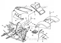 KABINE MAGNUM 4X4 W968144 AND SWEDISH MAGNUM 4X4 S968144 (4936053605A005)