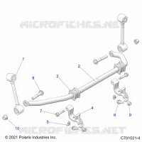 SUSPENSION, FRONT STABILISATORSTANGE