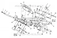 FRONT Drehmomentarm 600 XC 0971776 and EUROPEAN 600 XC E971776 (4937933793B011)