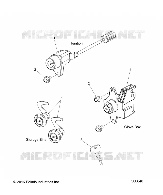 ELECTRICAL, IGNITION SWITCH/LOCK SET