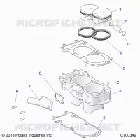 ZYLINDER AND PISTON