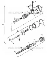 ANLASSER SPORTSMAN 500 W98CH50A and W98CH50AB (4945714571E002)