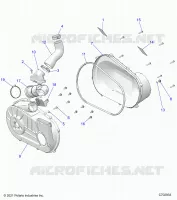 ANTRIEB, CLUTCH COVER AND DUCTING
