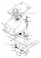 TREIBSTOFF TANK Trail Boss W98AA25C (4945314531A011)