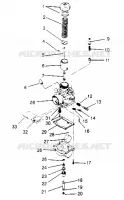 VERGASER LITE GT 0953133 and  EUROPEAN LITE GT E953133 (4928922892C007)