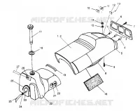 SITZ   GASBEHÄLTER ASSEMBLY 600 XCR 0951676 (4929132913A007)