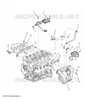 ENGINE, MANIFOLDS, AND FUEL RELATED PARTS