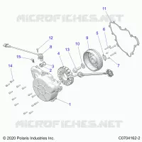 ENGINE, STATOR AND FLYRAD