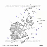 ENGINE, LUFTEINLASS MANIFOLD