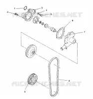 WASSERPUMPE WIDETRAK / 0932064 (4922982298032A)