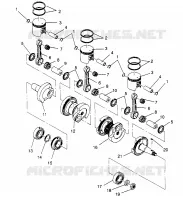 KOLBEN   KURBELWELLE XLT RMK 0960956, XLT SKS 0960556 AND EUROPEAN XLT SKS (4931813181C011)
