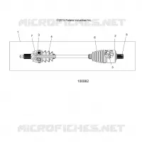 ANTRIEB, DRIVE SHAFT, FRONT