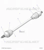 ANTRIEB, FRONT HALF SHAFT
