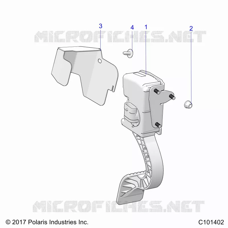 ENGINE, GASPEDALES AND MOUNT