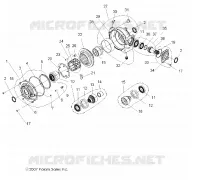 ANTRIEB, FRONT GETRIEBEGEHÄUSE INTERNAL COMPONENTS