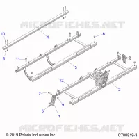 CHASSIS, SITZ SUPPORTS