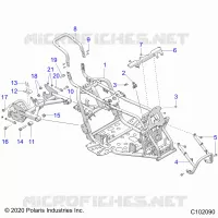 CHASSIS, RAHMEN ASM AND SWINGARM