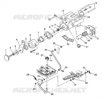HINTERBREMSE/FOOT PEDAL ASSEMBLY 4X4 350L W938139 (4924052405028A)