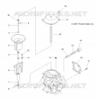 MOTOR, VERGASER UPPER
