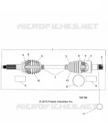 ANTRIEB, REAR HALF SHAFT (TO 4/25/16)