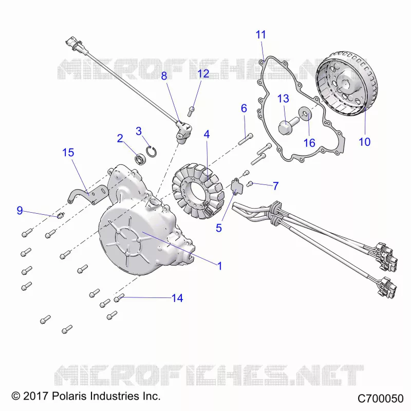 ENGINE, STATOR AND FLYRAD