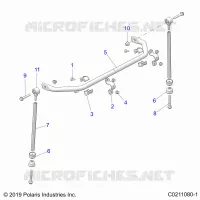 SUSPENSION, STABILISATORSTANGE