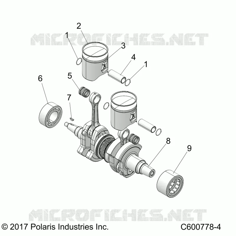 ENGINE, PISTON & CRANKSHAFT