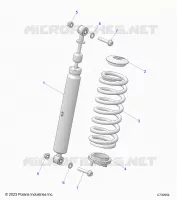 SUSPENSION, FRONT SHOCK MOUNTING