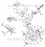 LENKER   SCHEINWERFER POD (400L) XPRESS 400L W97CA38C (4939603960B011)