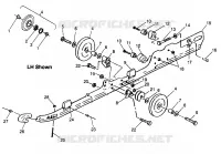 Schienen-Montage (SUSPENSION) Trail RMK 0970961 (4938333833B009)