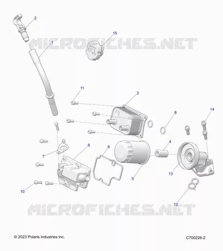 ENGINE, DIPSTICK & OIL FILTER
