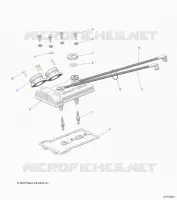ENGINE, THROTTLE BODY AND VENTILDECKEL