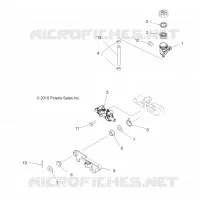 BREMSES, PEDAL AND REAR MASTER CYLINDER