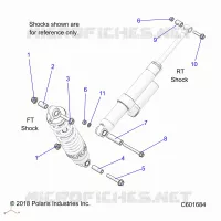 SUSPENSION, SHOCK MOUNTING, REAR SUSP.