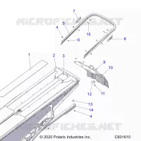 STOSSSTANGE, REAR