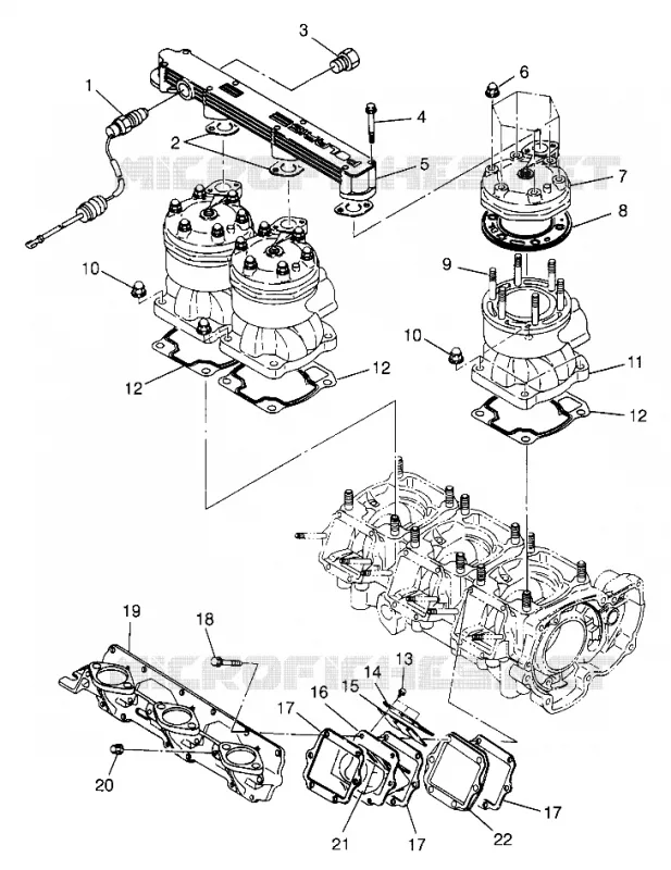 CYLINDER   MANIFOLD SL 780 B974088 AND INTL. SL 780 I974088 (4940924092C001)