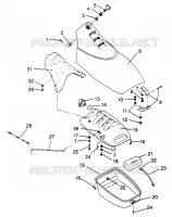 Front-Einschubfach SL 700 B964066 and  Intl. SL 700 I964066 (4935633563A008)