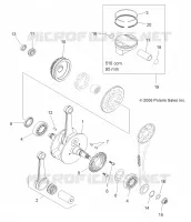 MOTOR, KURBELWELLE AND KOLBEN