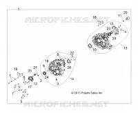 ANTRIEB, MAIN GETRIEBEGEHÄUSE INTERNALS 2