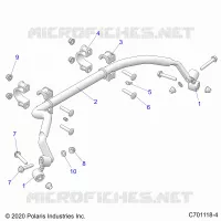 SUSPENSION, REAR STABILISATORSTANGE